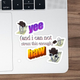 RedBubble has some stickers to give your Mac a little bit of Microsoft flavor.